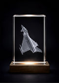 Typhoon Engraved Crystal — Personalised K9 Crystal Gift