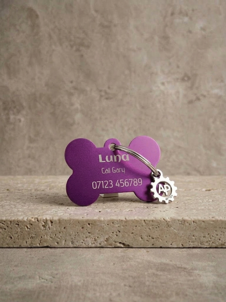 Pet tag engraving in Spalding. Dog tag engraving in Spalding. Cat Collar Tag in Spalding